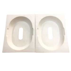 White Sugarcane Pulp Packaging , 1.5mm Bagasse Consumer Electronics Packaging
