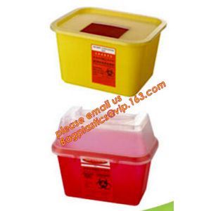 Rectangle safe sharp container, Medical Disposal Bin Sharp /Safe SharpS