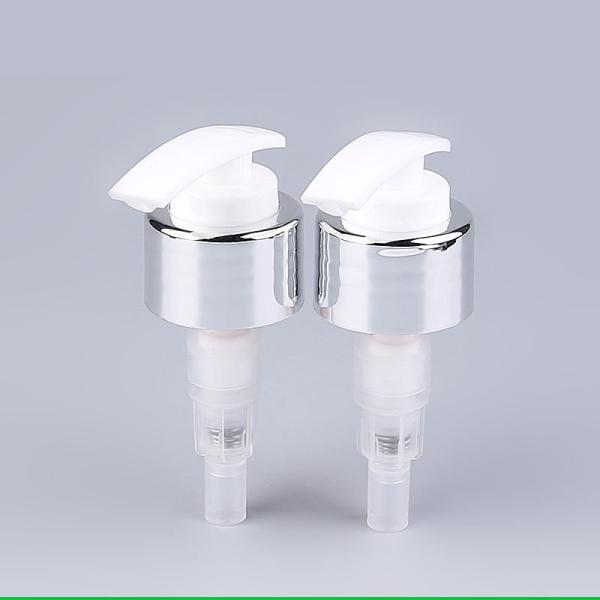 Silver White Luxury 24/410 24/415 28/410 Liquid Soap Plastic Aluminum Cream Lotion Pump For Bottles