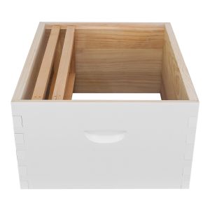 Pine Wood 10 Frame Langstroth Beehive OEM UV Painting