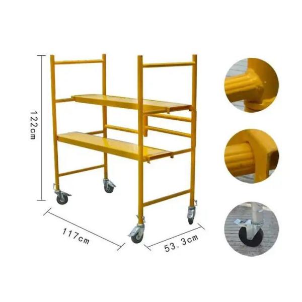 6' Multifunctional Mobile Scaffolding Rolling Steel Multi Function Tower 6ft