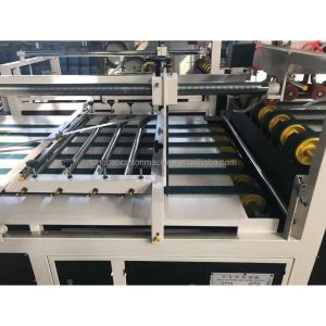 Semi Automatic Carton Folder Gluer with Water Glue Optional Hot Melt Glue System