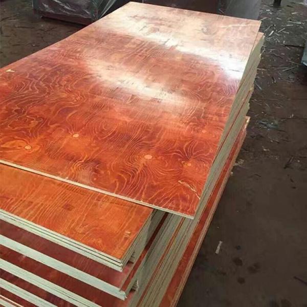 Buy Waterproof Red Film Faced Plywood , Melamine Laminated Plywood 2 Time Hot Press at wholesale prices