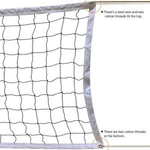 32ftX3ft Outdoor Volleyball Net for Sports Activities Adjustable Height