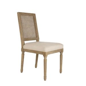 Wholesale rattan squar back event chair antique solid wooden carved rental