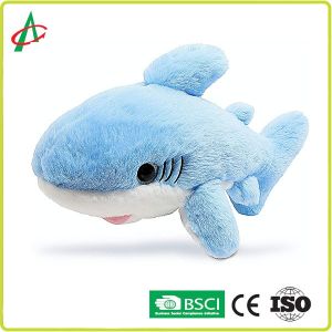 CPSIA Bisphenol A Free 3 Colors Plush Shark Toy
