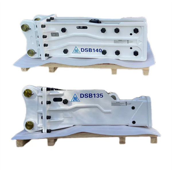 Buy Open Type Excavator Hydraulic Breaker 140mm Wide Chisel Rock Hammer Attachment at wholesale prices