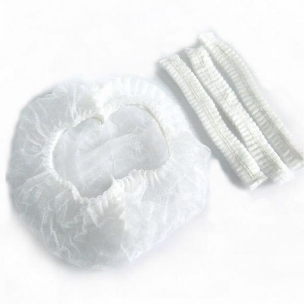 Buy Good Elastic Disposable Head Cover / Hospital Disposable Non Woven Cap at wholesale prices