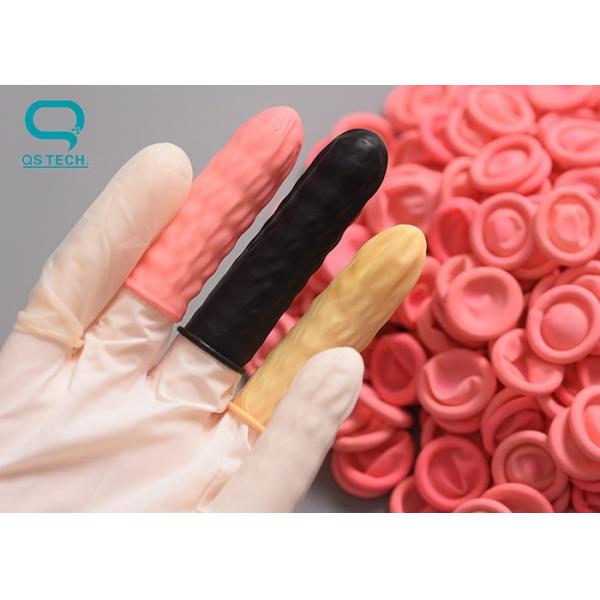 Buy ESD Cleanroom Natural Latex Rubber Finger Cots Anti Static at wholesale prices