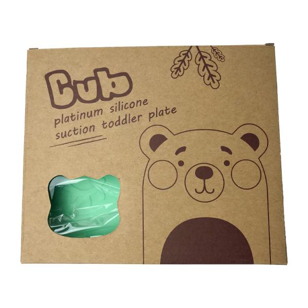 Baby Feeding Silicone Plate Premium Quality Customized Frog Shape Food Grade