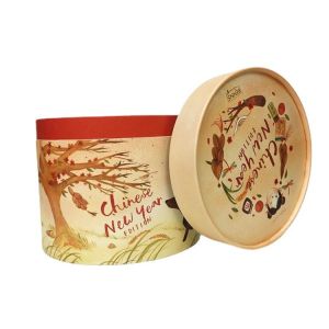 Reusable Antiwear Paper Cylinder Box For Packaging Multifunctional