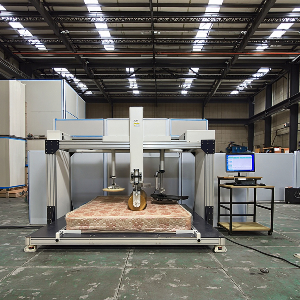 All-in-one Mattress Mechanical Performance Testing Machine Roller Durability Edge Load Soft Hardness Detector