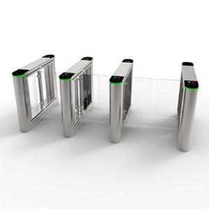 120W Automatic Turnstile Gate 500mm Arm Length For Community Supermarket Office