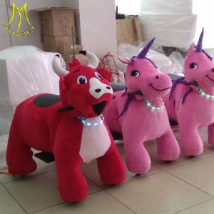 China Hansel  fun kids game electric riding animals amusement ride for mall product on sale