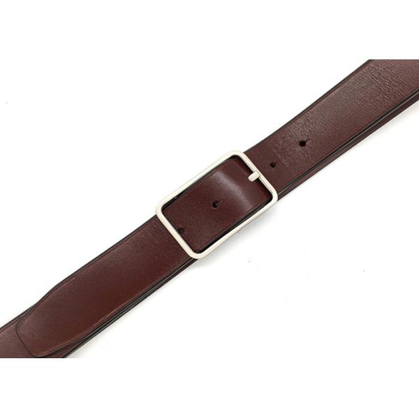 3.5cm Silver Buckle Casual Dress Smooth Leather Belt For Man 100-140cm Length