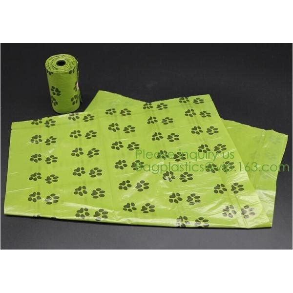Buy Corn starch PLA 100% Compostable dog poop bag biodegradable waste bags, waste disposable, disposable consumbles, bagease at wholesale prices