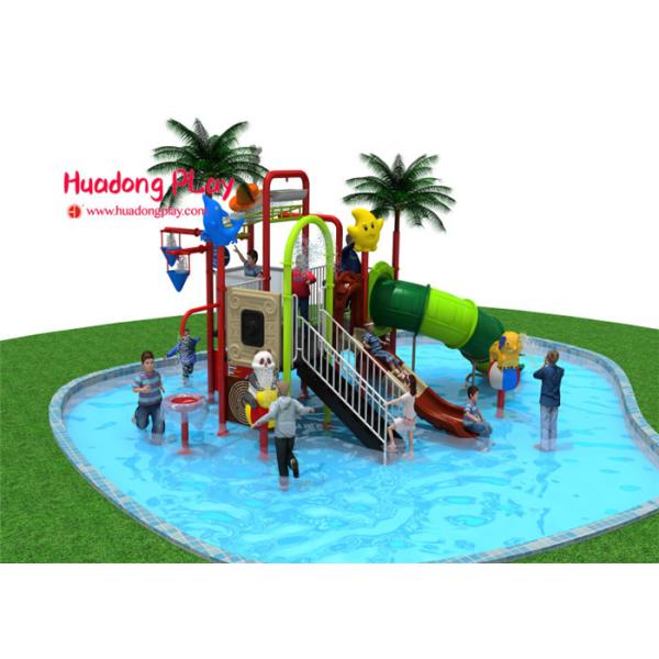 Classical Water Park Playground Equipment Food Grade Plastic Vivid Color EU