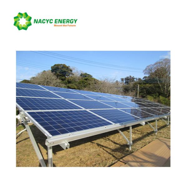 Buy Anodized Ground 3000W Solar Panel Mounting System For Home at wholesale prices