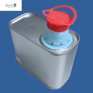 Customizable 500ml 1L Paint Tins , Empty Rectangular Tin Cans