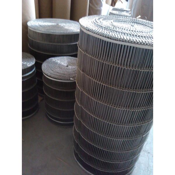 Flat Flex 304 Stainless Steel Wire Mesh Conveyor Belt 220V