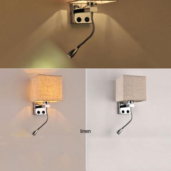 Fabric Led Wall Lights Cloth Lamp Stair Hotel Corridor Living Room Bedroom Aisle Bedside bed headboard lamp (WH-VR-82)