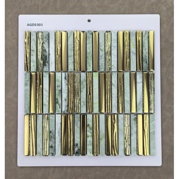 282x294mm No Fade And Eco-Friendly Natural Stone Mosaics For Balcony And Living Room