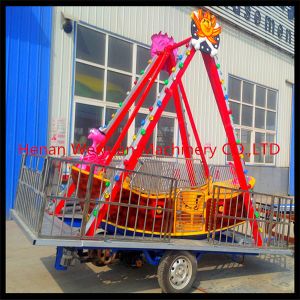 China funfair and shopping mall 10 seats mobile pirate ship rides with trailer for sale on sale