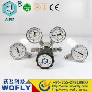 Brass Nitrogen one stage gas regulator for high pressure propane