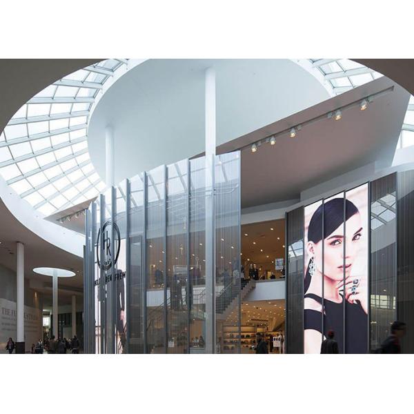 Buy 1000x1000mm Transparent Video Glass Screen 3.91mm Pixel High Brightness at wholesale prices