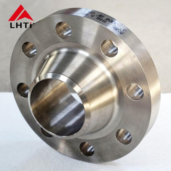 DIN 2632 PN 10 Titanium Weld Neck Flange Raised Face Gr1 Gr2 Gr5 WN Flange in Chemical / Oil / Gas Industry