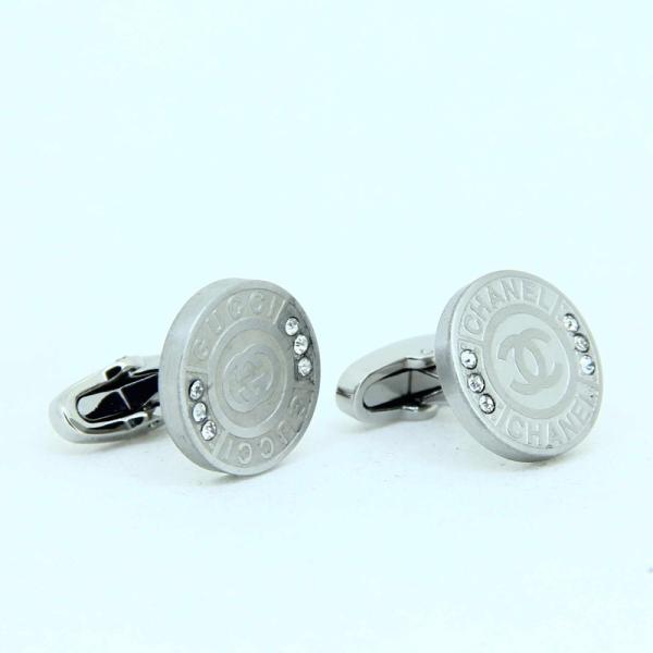 High Quality Fashin Classic Stainless Steel Men's Cuff Links Cuff Buttons LCF74