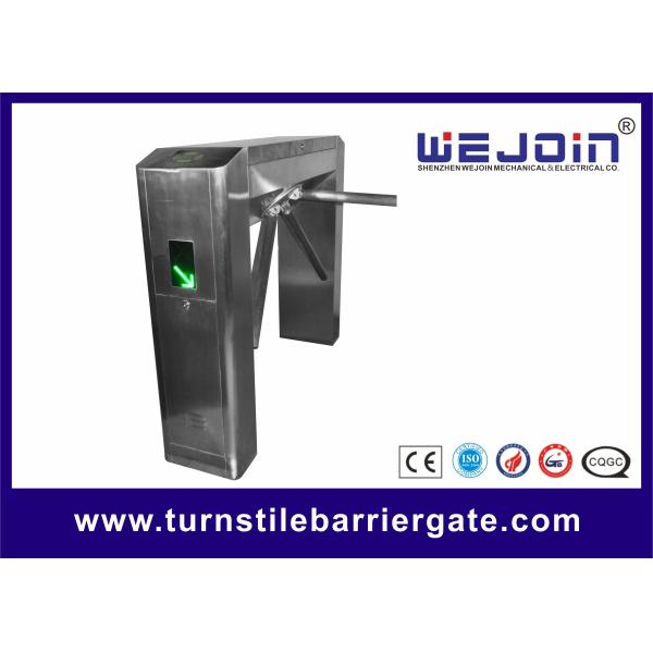Pedestrian Tripod Access Control System , Turnstile Gate With Card Reader