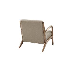 Simple Design Relaxing Single Sofa Antique Hotel Furniture Wood Armchair