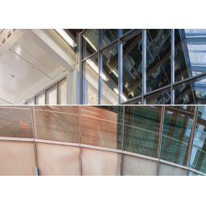 Waterproof Glass Aluminum Curtain Wall Systems High Security Performance