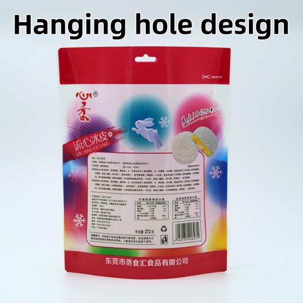 Eco-Friendly Stand Up Bags For Pastry Packaging With Food-Grade Materials And Customizable Printing.