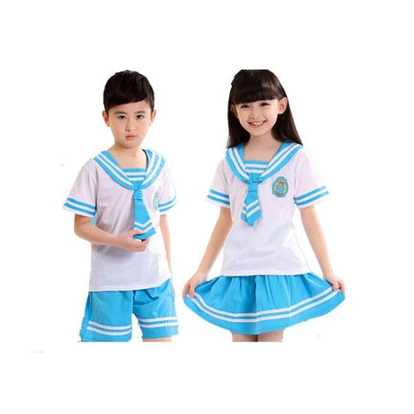Lapel Collar Custom School Uniform  Elementary School Students Clothes