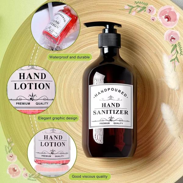 OEM / ODM Self Adhesive Sticker For Cosmetics And Shampoo Bottle