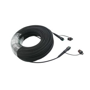 G657A1 LSZH Jacket IP67 huawei mini SC pre connectorized drop wire Fiber Optical