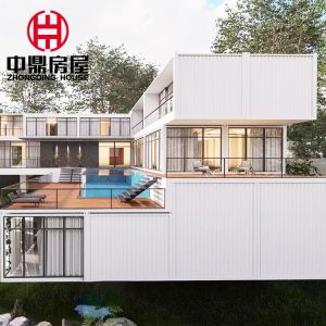 Steel Emergency Structure Prefabricated House on Wheels with Shower Detachable
