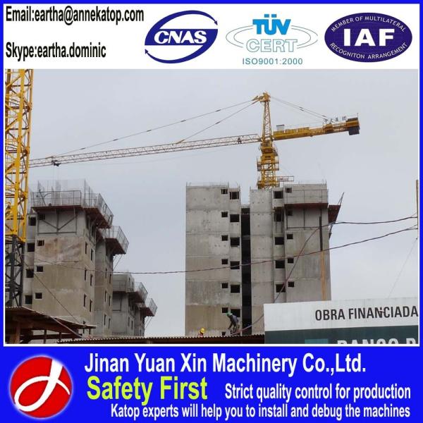 Buy 8t 6010 tower crane with Schneider electric system at wholesale prices