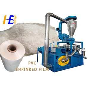 Smooth Product Surface PVC Pulverizer Machine For Soft PVC Shrinked Film