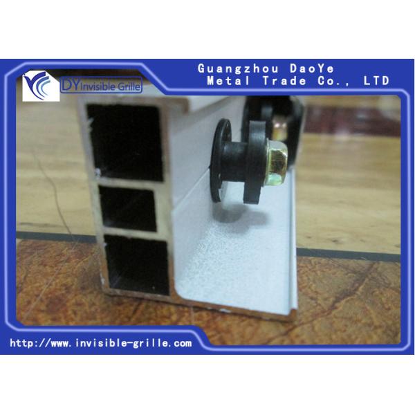 Buy Fixed Aluminium Sliding Rail , Invisible Grilles Aluminium Track Channel at wholesale prices