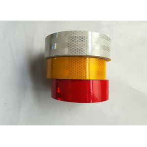 Yellow White Red Reflective Conspicuity Tape E-Marks For Trucks Cars 5cm*45.7m