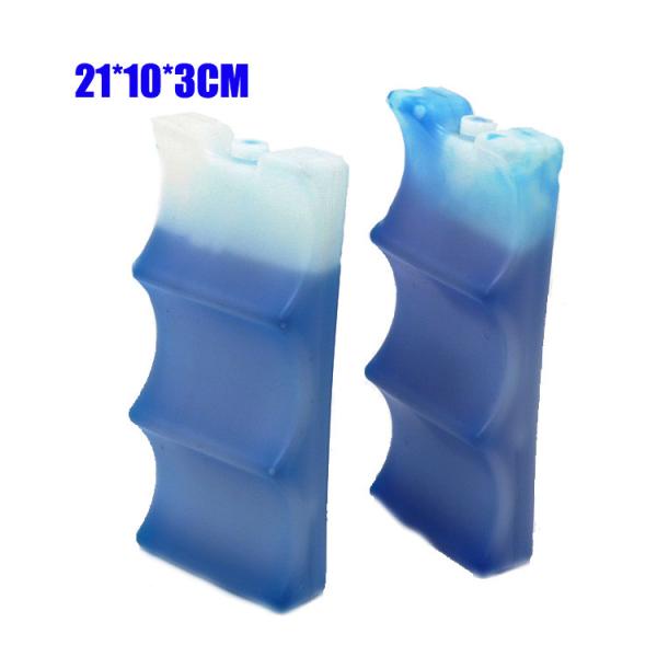 portable kid fashion Vaccine transport solar rigid plastic cool cooler HDPE food grade colorized ice pack for Lunch Box