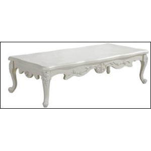 luxury French style rectangle wooden tea table