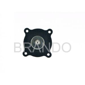 Mounted Stainless Steel Orifice Rubber Diaphragm , Valve Replacement Diaphragm
