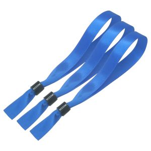 Screen Printing Woven Cloth Wristbands Embroidery Elastic Custom