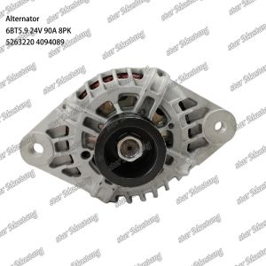 Alternator 6BT5.9 24V 90A 8PK 5263220 4094089