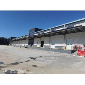 OEM Pharmaceutical Logistics Prefabricated Metal Buildings H Section Portal