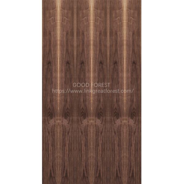 Fancy Plywood Of Natural Walnut Crown Grain Wood Veneer